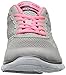 Skechers Sport Women's Obvious Choice Fashion Sneaker,Light Gray /Coral,9 M US