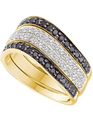 0.75CTW BLACK DIAMOND FASHION BAND
