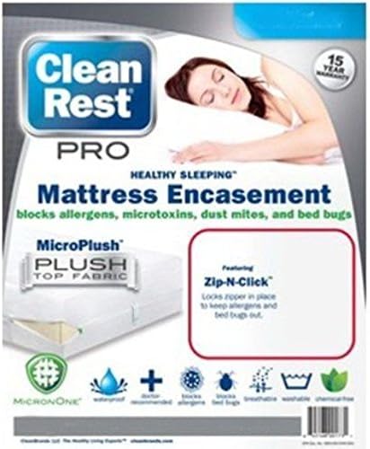 15" - 21" Twin Xl Pro Bed Bug Blocking Mattress Encasement Bed Bug Certified"