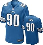 Detroit Lions Ndamukong Suh Nike Blue Youth Game Jersey (M (10/12))