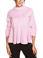 CALLISTO PARIS Blusa (Blanco / Rojo)