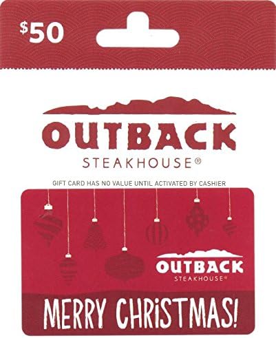 Outback Steakhouse Holiday $50 Gift Card