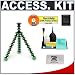Joby GP1 Gorillapod Flexible Tripod (Green) + Cameta Accessory Kit for Digital Point and Shoot Cameras