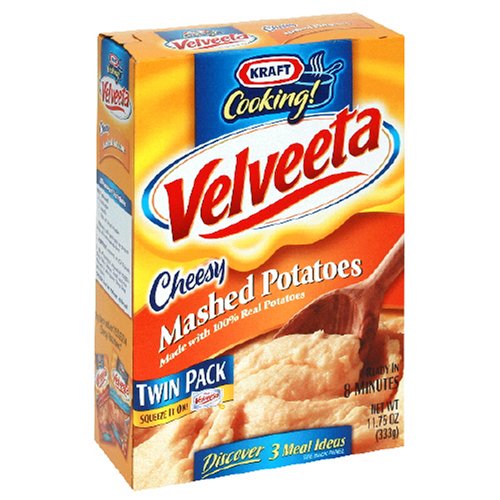 Velveeta Cheesy Mashed Potatoes, 11.75-Ounce Boxes (Pack of 8)