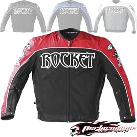 Buy Joe Rocket Textile Jackets Big Bang Jacket Red Black White Medium by Joe Rocket
