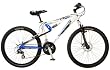 Mongoose Vanish Men's Dual-Suspension Mountain Bike (26-Inch Wheels, White)