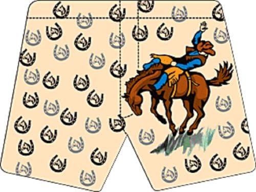 Unisex Western Boxer Shorts - Magic Boxers - Large