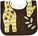 Mud Pie Unisex-Baby Newborn Safari Bib Giraffe