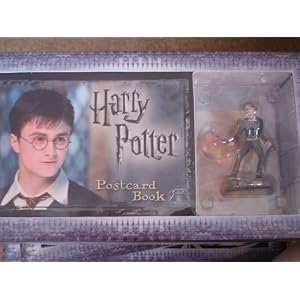 Harry Potter Postcard Book with Limited Edition Harry Potter Figure