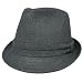 51s6FHNkrmL. AA75  GREY CLASSIC GARBADINE UNISEX FEDORA HAT