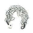 Quartz Crystal Chip Thread 10 Strand Bracelet