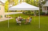 ShelterLogic Pop-Up Canopy - 10ft.L x 10ft.W, Open Top, Straight Leg, White, Model# 22578