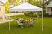 ShelterLogic Pop-Up Canopy - 10ft.L x 10ft.W, Open Top, Straight Leg, White, Model# 22578