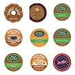 Limited Edition Coffee Variety Pack Of K-Cups -18 Pack- Pumpkin Spice, French Vanilla, Cinnamon Roll, Chocolate Glazed Donut, Caramel Vanilla Cream, Butter Toffee, German Chocolate Cake, Hazelnut, The Original Donut - from Green Mountain, Donut House, Timothys, Gloria Jeans, Coffee People