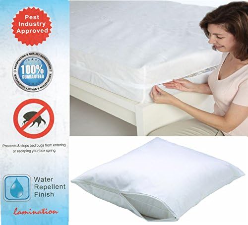 Premium Waterproof / Bed Bug Proof Mattress Encasement Made with Ultra Soft Microfiber Fabric . (Queen)