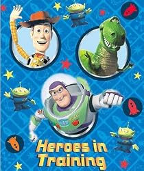 Disney Toy Story Fleece Throw Blanket - Heroes in Training - Buzz Blanket