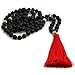 Element ZenYUGDRUZY Zen Lava Rock Black Stone 108 Buddhist Meditation Mala Prayer Japa Beads Men Women Necklace Bracelet