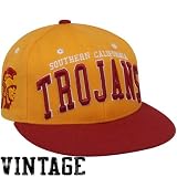 NCAA Zephyr USC Trojans Gold-Cardinal Superstar Snapback Hat
