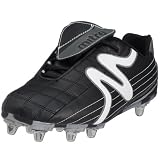 Mitre Swarm Si Bk/Wh/Ch Rugby Boots - Blk/Grey/Wht 12 UK