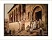 Arabs leaving mosque Tunis Tunisia, c. 1890s, (L) Library Image