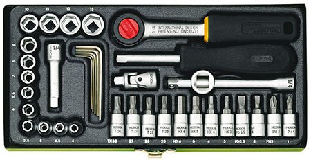 Produkt-Bild: Steckschl&uuml;sselsatz 1/4""(36-teilig)
