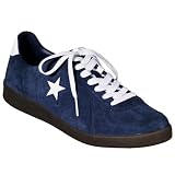 Men's Converse One Star Suede Soccer Oxfords - Navy