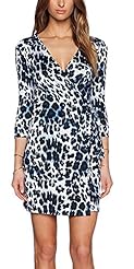 Sexy Leopard Print Chiffon/Polyester Corset   Waistline  Dress
