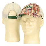 New York Jets Plaid Trucker Slouch Style Adjustable Hat