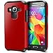 Evocel EVO-SAMG360-SA03 Dual Layer Series Hybrid Armor Protector Case for Galaxy Core Prime / Prevail LTE - Fire Engine Red