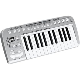 Behringer U-CONTROL UMX25 25-Key USB-MIDI Controller Keyboard