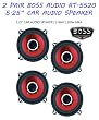 2 PAIR BOSS AUDIO RT-5520 200w 5.25" CAR STEREO SPEAKER