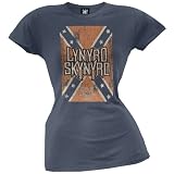 Lynyrd Skynyrd - Distressed Flag Juniors T-Shirt
