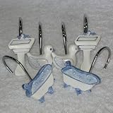 Bath Time Novelty Resin Curtain Hooks