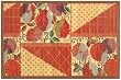 Laser Printed Split Bamboo 3' x 5' Veranda Rug
