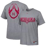 Nike Nebraska Cornhuskers Ash Team Issue T-shirt
