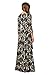 On Trend Paris Dress Baroque Bohemian 3/4 Sleeve Long Maxi Dress