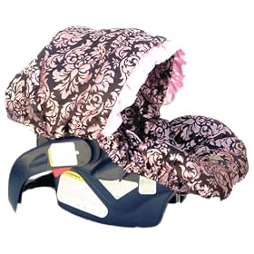 Baby Bella Maya Infant Car Seat Cover in Couture Pink Champage