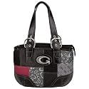 Gigi ChantalTM Black Jacquard Patchwork Purse