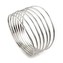 2mm Plain Cuff Bangle (7pcs)