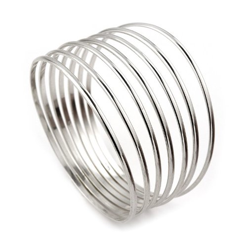 2mm Plain Cuff Bangle (7pcs)
