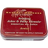 Natural Patches Of Vermont Arnica Relief from Aches & Pains Aromatherapy Body Patches, 10-Count Tin