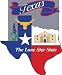 Texas State Regular Size Applique Flag