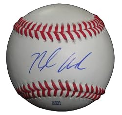 Nolan Arenado Autographed ROLB Baseball, Colorado Rockies, Proof Photo of Nolan Signing for Us.