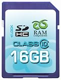 RAM Components 16 GB SDHC High Speed PROFESSIONAL CLASS 10, Secure Digital High Capacity Speicherkarte inkl. Case