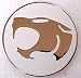 Search : Chrome / White Enamel Thundercats Logo Belt Buckle