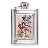 Review Quality Gold  / Amy Brown The Brat Faery Stainless Steel 3oz Flask