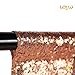 LQIAO Sequin Backdrop Curtain Panel 2x8FT-Rose Gold,Sequin Photography Backdrop Curtain for Party/Home Curtain Decoration 1pc, Pocket 2x8FT(60x245cm))