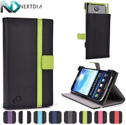 Blu Studio 5.0 K, E Wallet Wristlet Case || Purple with Credit Card Holder