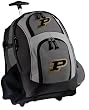 Purdue Rolling Backpack Deluxe Gray Purdue University - Our Best Backpacks Bags with Wheels or School Trolley Bags Carry-Ons - Unique Gifts