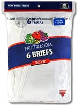 Fruit of the Loom Boy's 6 Pack Brief with Fly   #6P801B